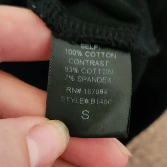 Tuckernuck Cotton Pocket Kelley Black Short Sleeve Tee Boxy Minimalist Small - Picture 5 of 5